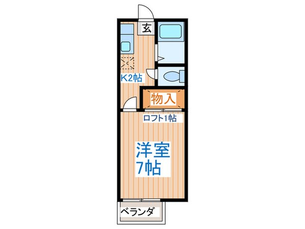 第一コ－ポナバタの物件間取画像